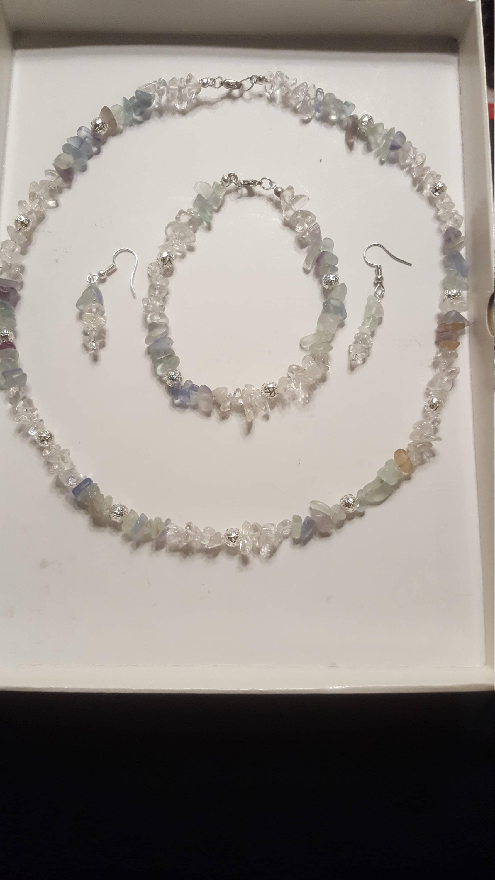 Selection of Gemstone Chip Jewellery Sets Etsy UK