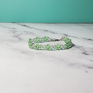 Swarovski crystal bicone bracelet