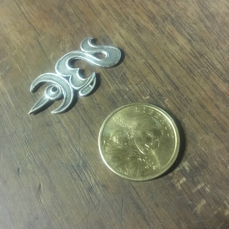 Silver Arabic pendant