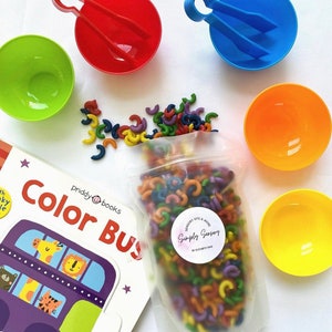 Rainbow Sensory Filler, Rainbow Sensory Mix, Rainbow Macaroni Sensory Mix, Montessori Play, Dyed Pasta, Sensory Tool Kit