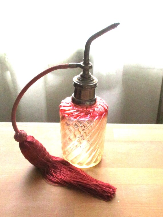 French Perfume Bottle,  Baccarat Glass, Atomizer,… - image 9