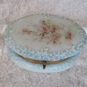 Wave Crest Jewel Box, Trinket Box, Vanity Box, Bedroom Decor, Mother&#39;s Day Gift, Vintage Jewelry Box