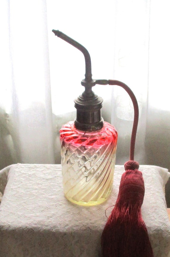 French Perfume Bottle,  Baccarat Glass, Atomizer,… - image 7