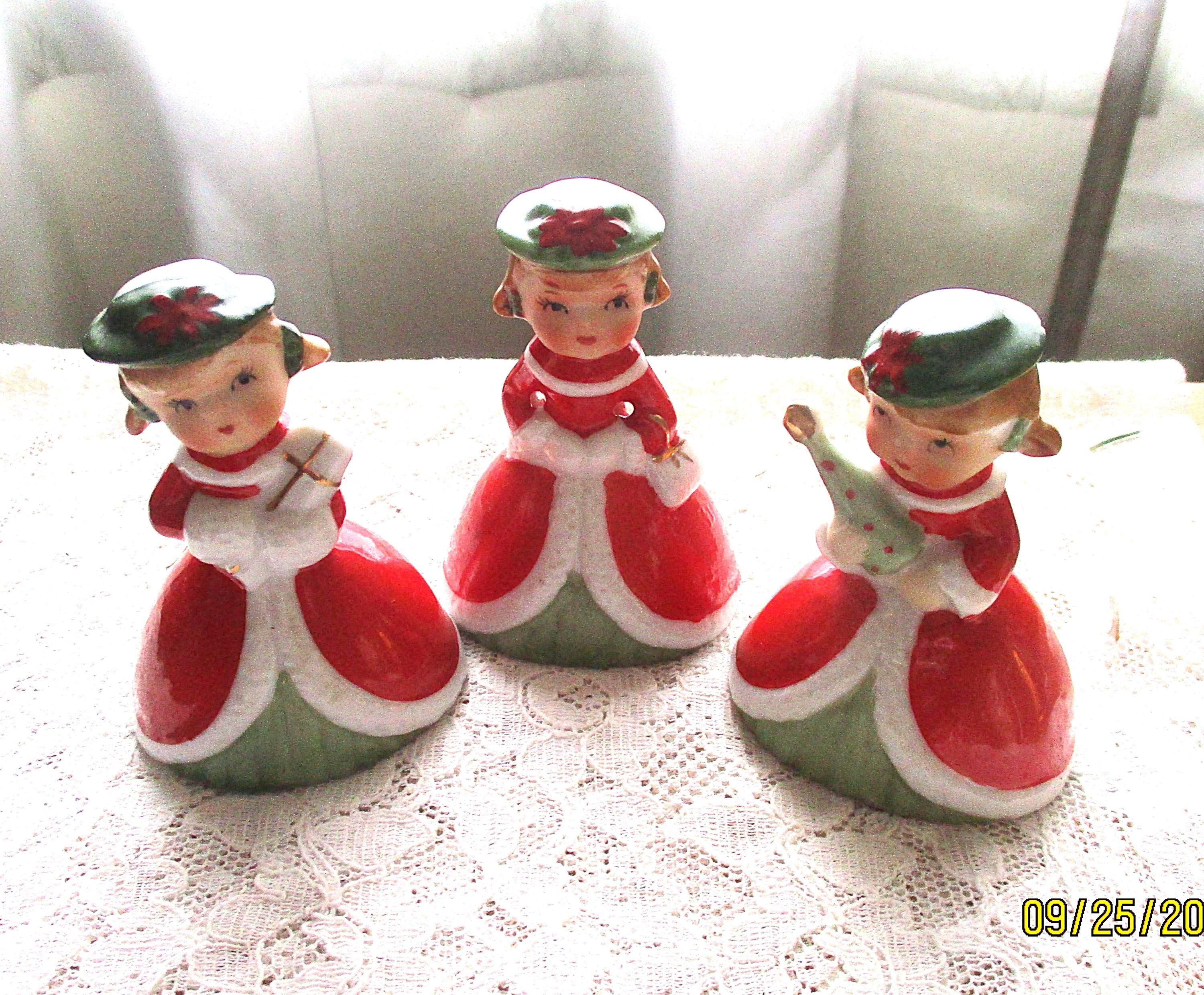Vintage 1950s Kitsch China Ornaments - Etsy