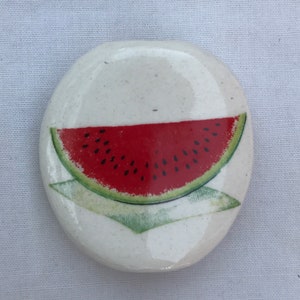 BOGART Keramikrauchsteinhalter Wassermelonenscheibe mit Serviettendesign Handgerollte Zigarettenspitze