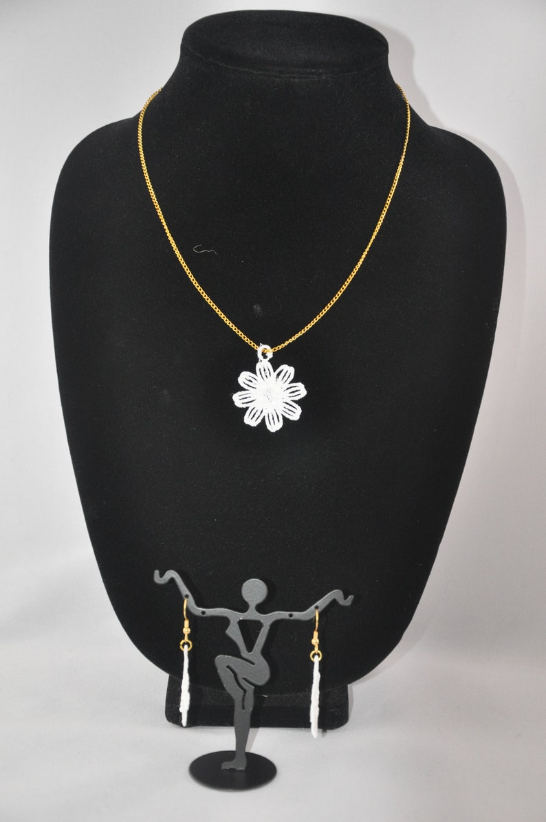 Flower Necklace /& Earring Set 9