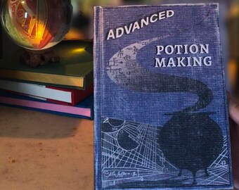 Wizards POTION MAKING Buch handgefertigt