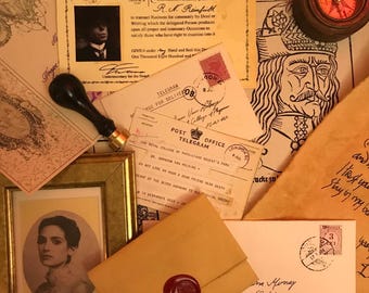 Repliken aus Bram Stokers Dracula-Film, Briefe und Dokumente von Mina Murray, Jonathan Harker und Van Helsing