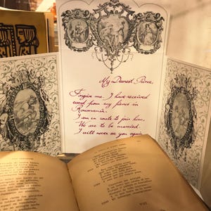 Replicas Bram Stokers Dracula Film, Letters and documents Mina Murray, Jonathan Harker, Van Helsing image 7