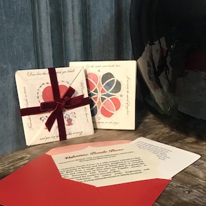 Réplica da bolsa Valentine Puzzle, um tesouro romântico do século XIX