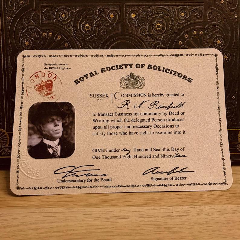 Replicas Bram Stokers Dracula Film, Letters and documents Mina Murray, Jonathan Harker, Van Helsing image 4