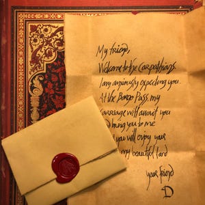 Replicas Bram Stokers Dracula Film, Letters and documents Mina Murray, Jonathan Harker, Van Helsing image 3