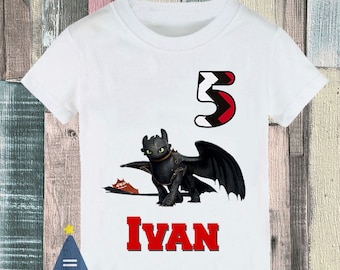 how to train your dragon birthday shirt