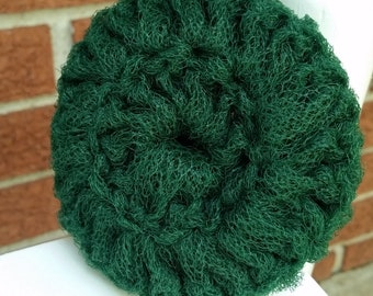Crochet Dark Green Kitchen Scrubbie