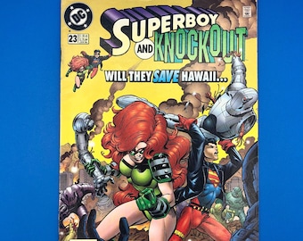 Superboy & Knockout #23: Vintage DC Comic (Jan 96)