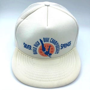 Silver Springs World High Dive Championships Vintage SnapBack Rope Hat!