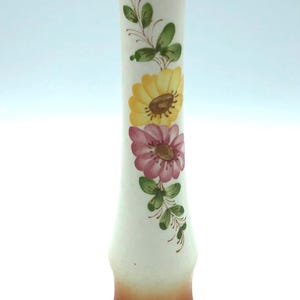 Vintage 8” Flower Vase Portugués Ceramic Hand Made for F.T.D.