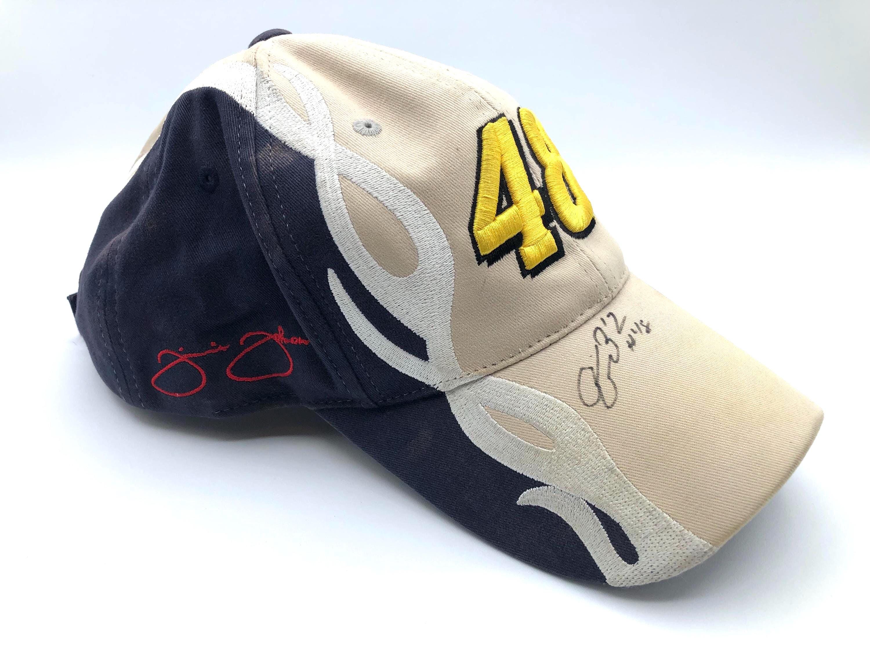 Vintage Embroidered NASCAR Hat by Checkered Flag Sports #48 Jimmie Johnson Team Lowes Racing