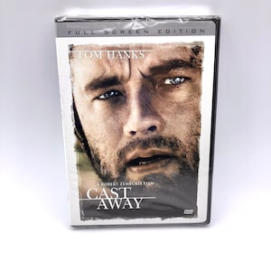 Cast Away DVD Video NEW Full Screen Edition - Vintage Tom Hanks Movie