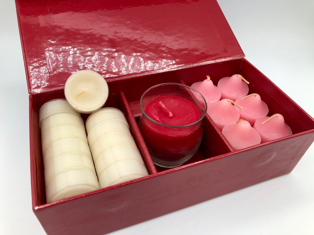 New Partylite Votive & Tea Light Candles Viva Magenta Cozy Room Etsy