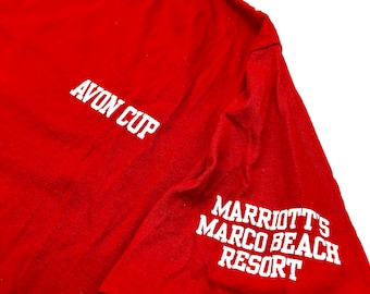Camicie vintage, Velva Sheen Avon Cup, Marriott's Marco Beach Resort (adulto L)