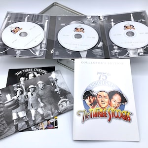 The Three Stooges 75th Anniversary DVD Collector&#39;s Edition Tin Set