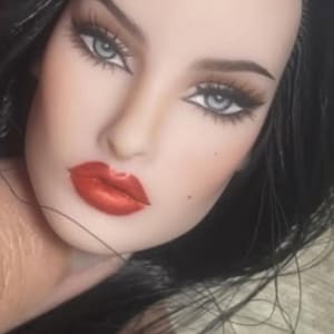 ooak repaint doll head