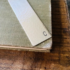 Personalized Silver Bookmark, Custom Bookmarks, Gifts for Readers