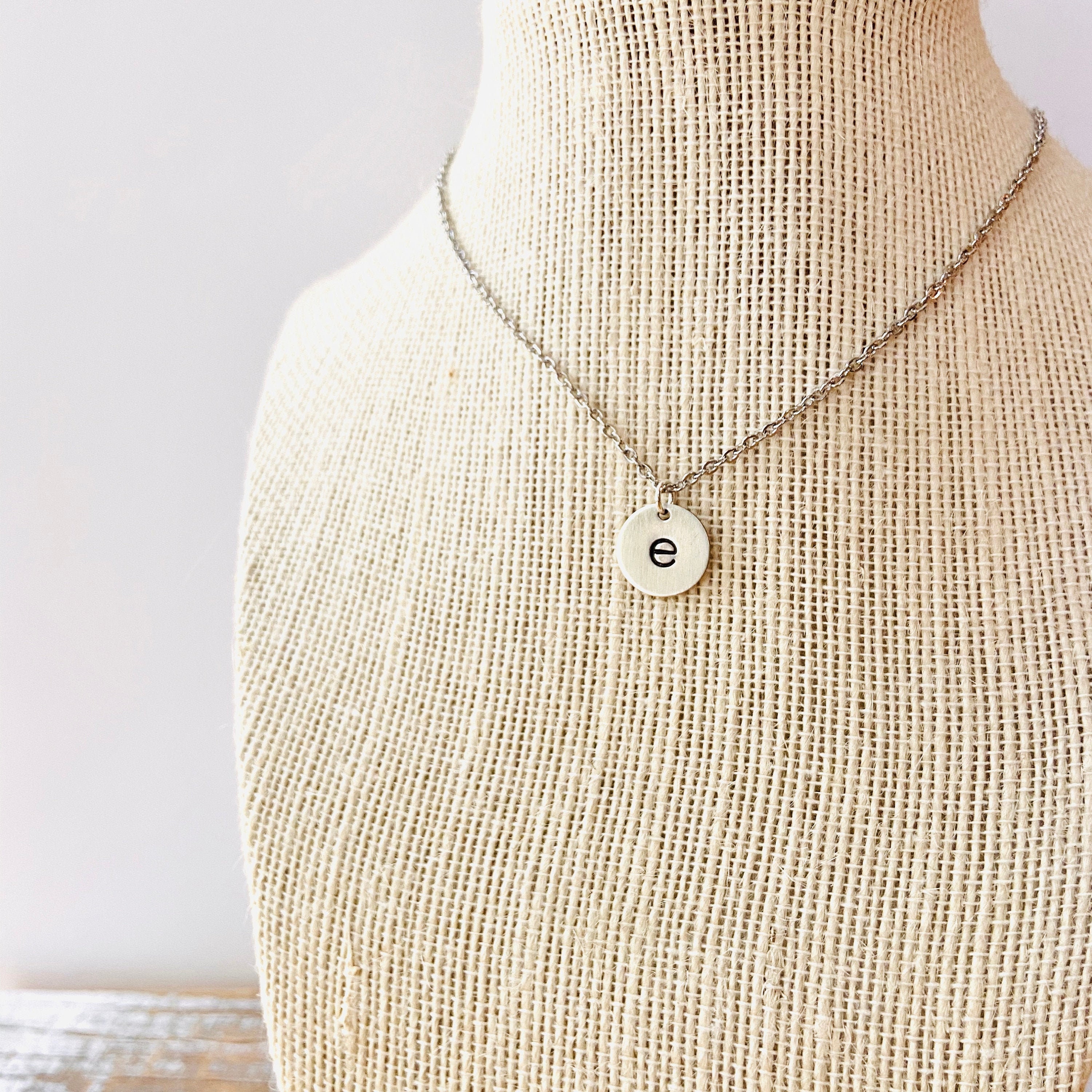 Initial Sterling Silver Necklaces