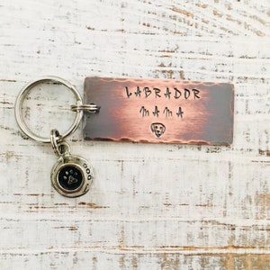 Dog Lover Keychain, Custom Gift For Dog Mom, Personalized Key Chain, Pet Owner Gifts