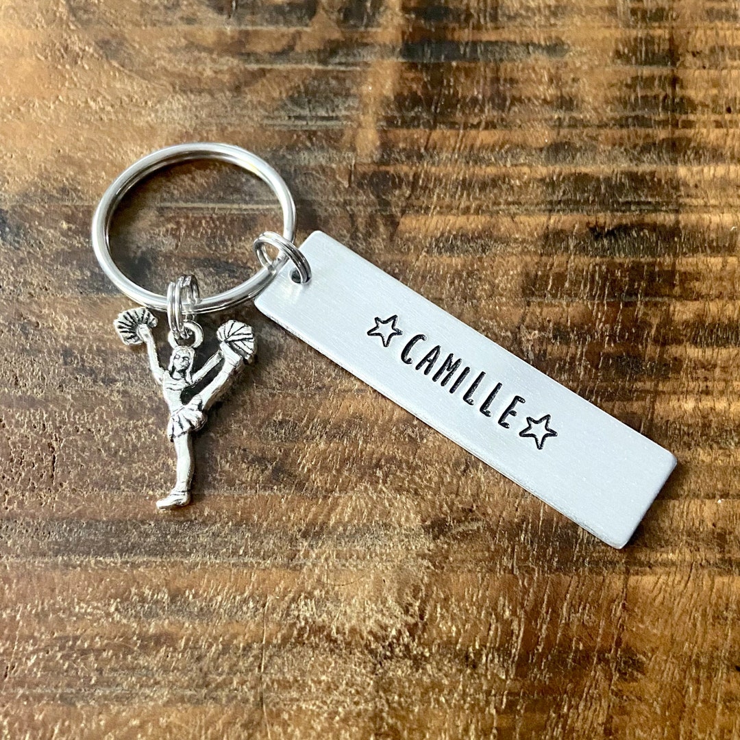 Personalized Cheer Keychain, Cheerleader Gifts, Cheer Coach Gift - Etsy