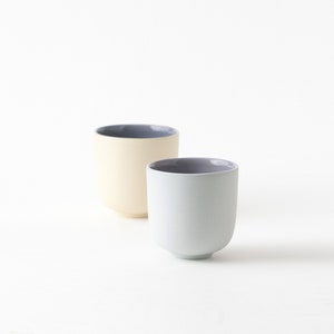 Minimal espresso cup set, small coffee cups porcelain, colorful ceramic cups handmade to order, minimalist design