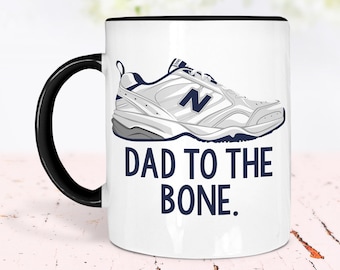 Dad Birthday Gift from Daughter, Father&#39;s Day Gift from Wife, Funny Dad Birthday Card, New Balance Dad, Dad to the Bone, Dad Gag Gift Idea