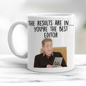 Editor Gift, Funny Christmas Gift for Editor, Editor Birthday Gift, World&#39;s Best Editor Mug, Best Editor Shirt, Editor Christmas Gift