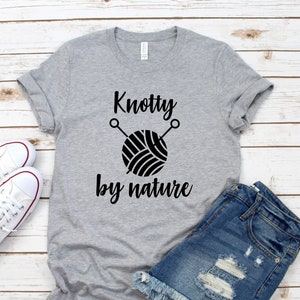 Gift for Knitter, Funny Knitting T Shirt, Funny Crochet Shirt, Knitting Gift, Yarn Shirt, Crochet Tee, Knitter Gift, Gift for Her, Mom Shirt
