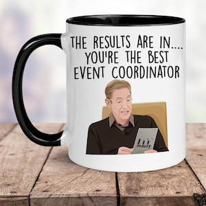 Kerstcadeau voor eventcoördinator, evenementcoördinator verjaardagskaart, grappig evenementcoördinatorshirt, 's werelds beste evenementcoördinator mok