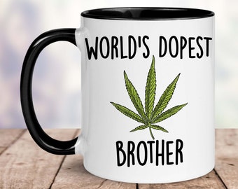 Brother Christmas Gift, Funny Christmas gift for Brother, Brother Gift, World&#39;s Best Brother Mug, Funny Brother Gift, Brother Birthday