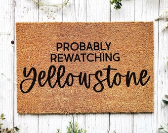 Yellowstone TV Show Gift, Yellowstone Fan, Yellowstone Doormat, Dutton Ranch Shirt, Dutton rip 2024, Rip Wheeler, Beth Dutton Quote Art