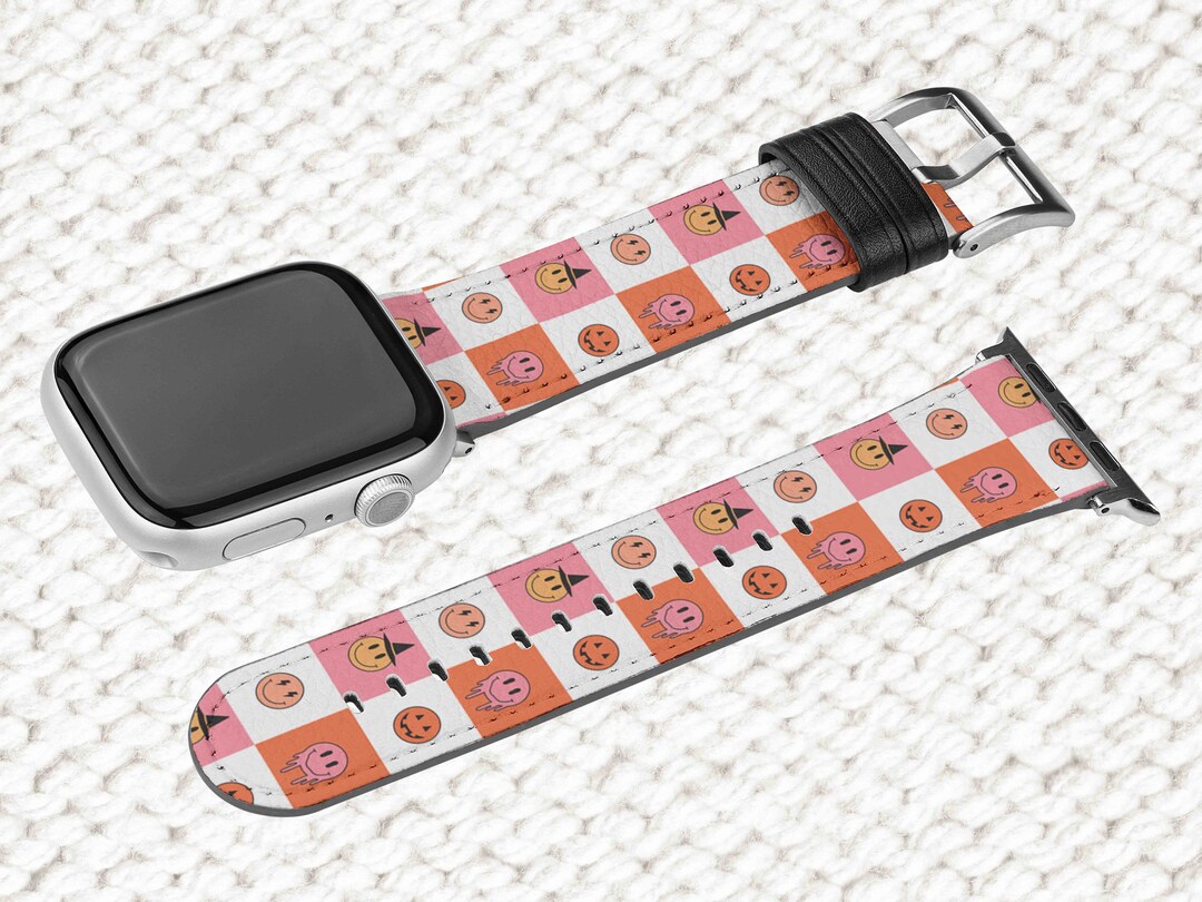 Halloween Apple Watch Band Spooky Ghouls Pumpkin Watch Band Etsy