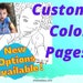 Custom Coloring PAGES From Your Photos- Digital