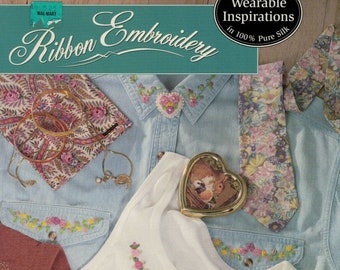 Explore Ribbon Embroidery with Vintage Bucilla Book - Wearable Inspirations