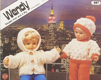 Wendy Dressing Up for Dolls: Knitting Patterns Book 587 - Perfect Guide for Creating Stylish Doll Outfits!