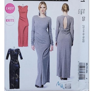 Misses’ Close-Fitting Dress Sewing Pattern McCall’s M6791 Sizes 12-20 DIY Fashion