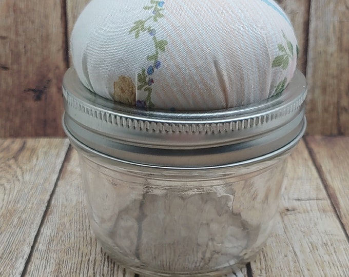 Zinc Canning Jar Lid With Quilted Pin Cushion Etsy