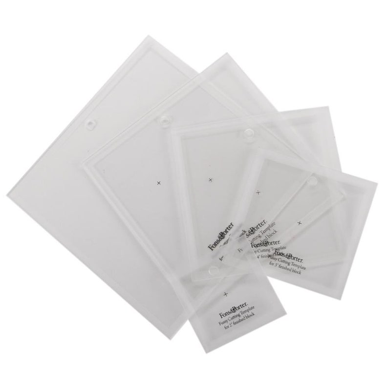 Fons & Porter Fussy Cut Templates 5 PCS Etsy Fons & Porter Fussy Cut Templates 5 PCS Etsy