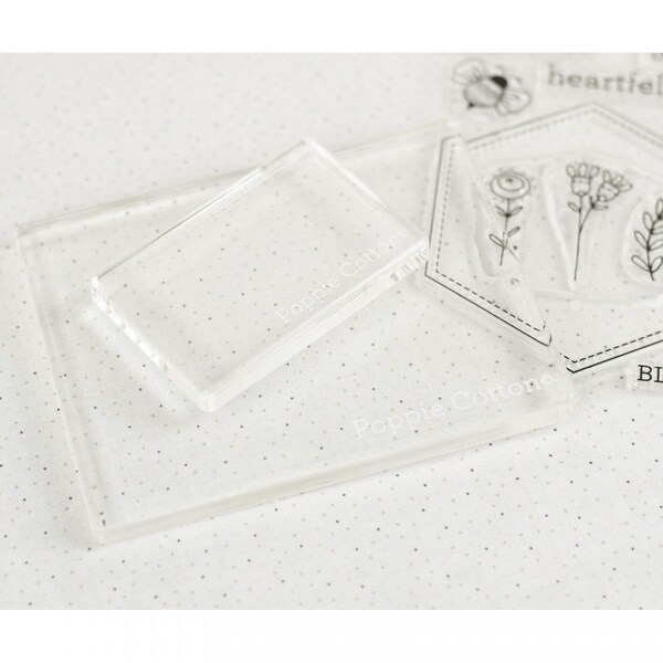 Clear Block Stamps Etsy