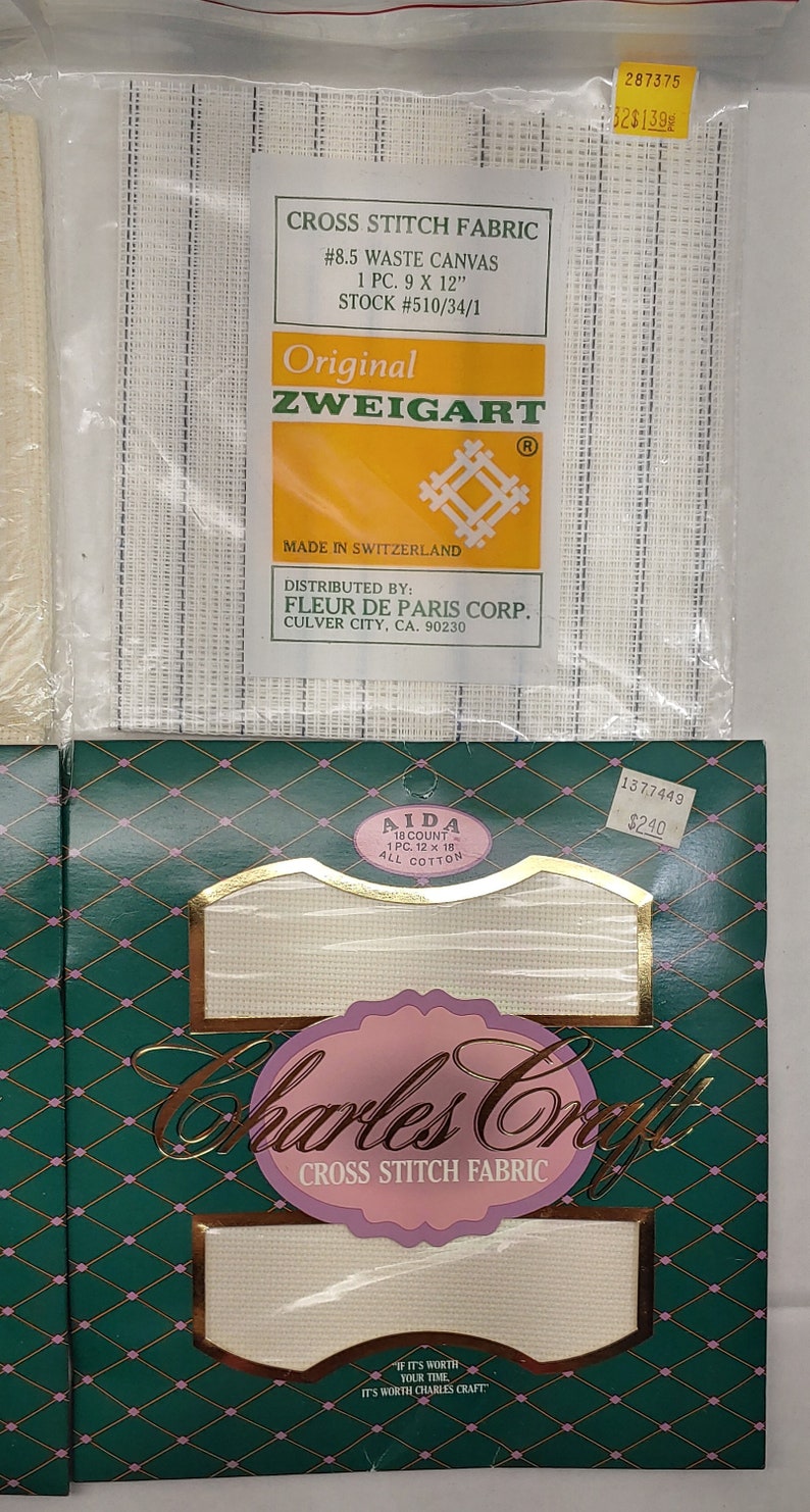 Aida Fabric 4 Pack Assortment Cross Stitch Fabric