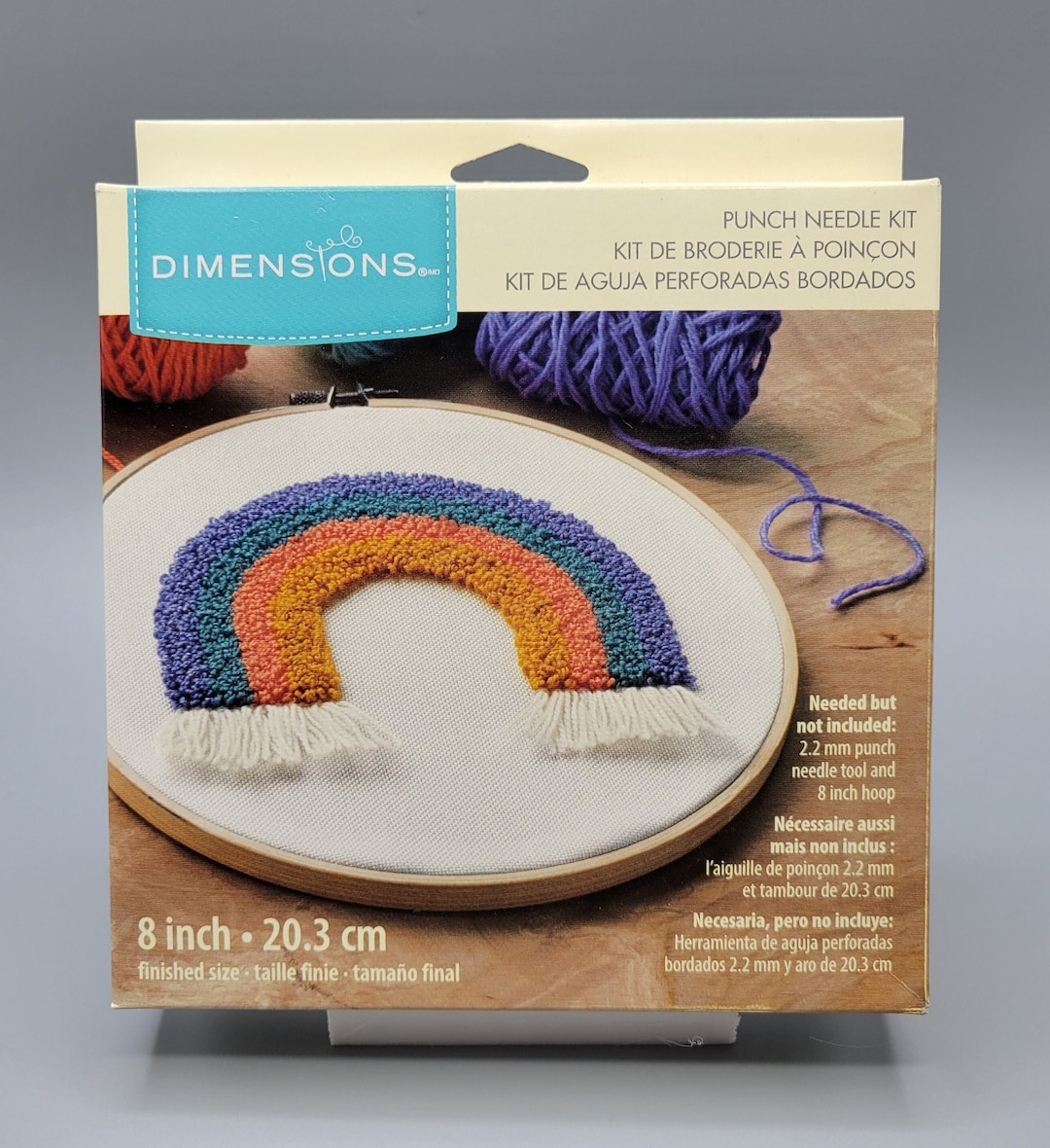 Dimensions Waves Punch Needle Kit Para Iniciantes, 8 Diâmetr | Frete Grátis