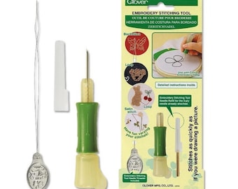 Clover Punch Needle Embroidery Tool - Fast & Easy Stitching Tool