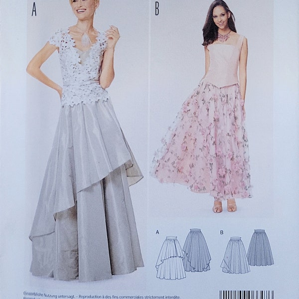 Misses' Elegant Skirts Burda Sewing Pattern 6647 Sizes 8-18